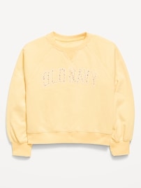 Image number 1 showing, Logo-Graphic Crew-Neck Sweatshirt for Girls