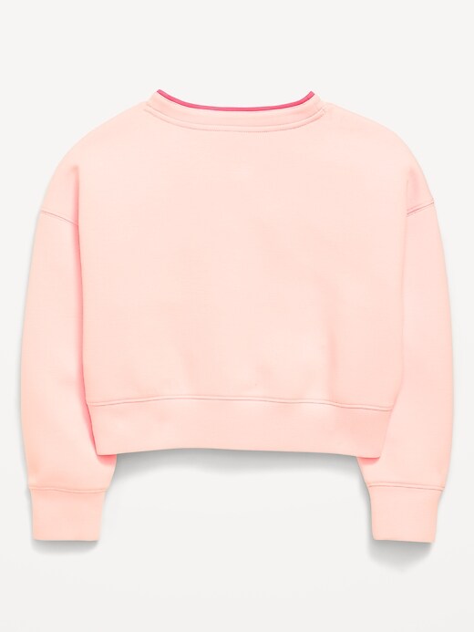 Image number 4 showing, Bounce Fleece V-Neck Sweatshirt for Girls