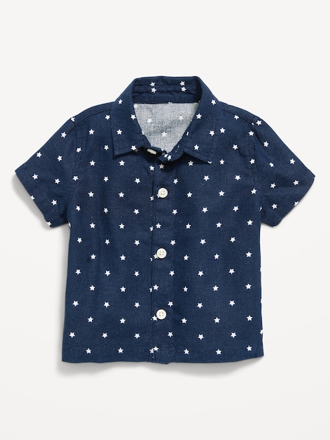 Printed Short-Sleeve Shirt for Baby