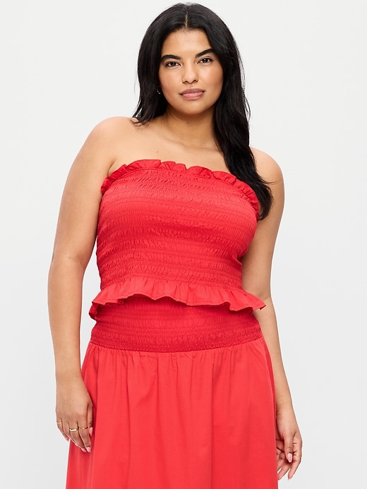 Image number 5 showing, Smocked Bodice Tube Top