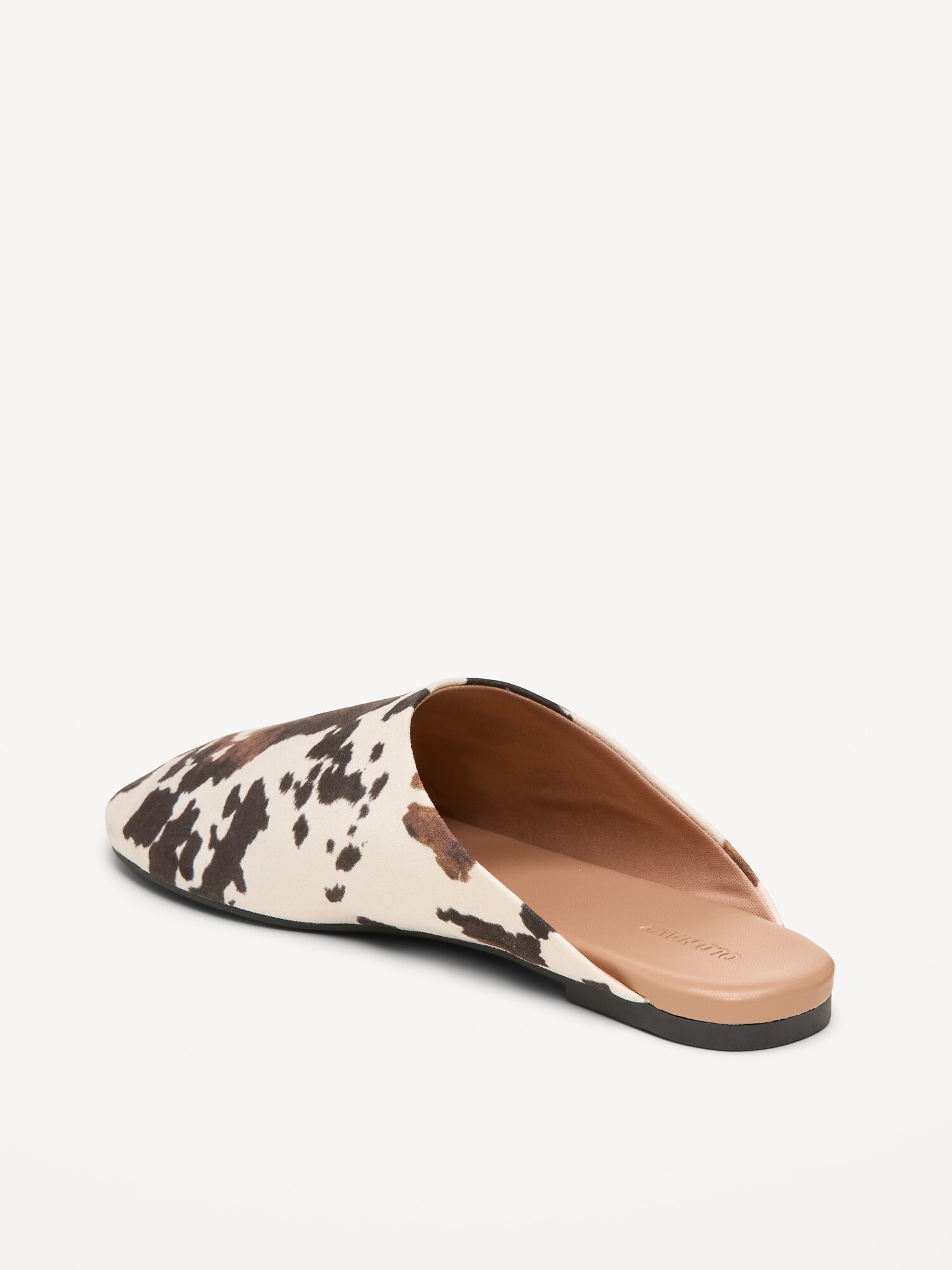 Женские сабо Old Navy Faux-Suede Mule Clogs for Women, цвет: Коричневый с принтом — фото 4