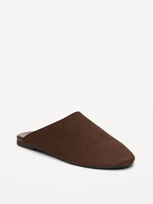 Image number 1 showing, Faux-Suede Mule Clogs for Women