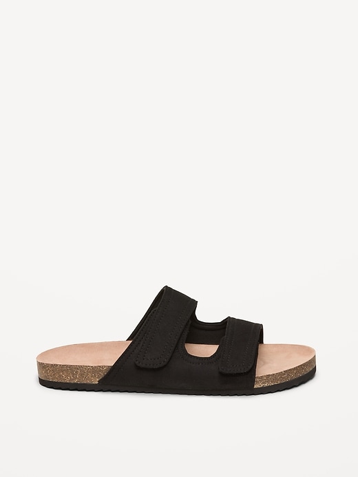 Image number 3 showing, Faux-Suede Double-Strap Slide Sandals for Men