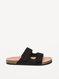Image number 3 showing, Faux-Suede Double-Strap Slide Sandals for Men