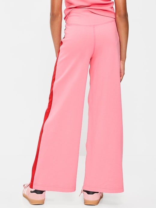Image number 2 showing, High-Waisted PowerChill Crossover Wide-Leg Pants for Girls