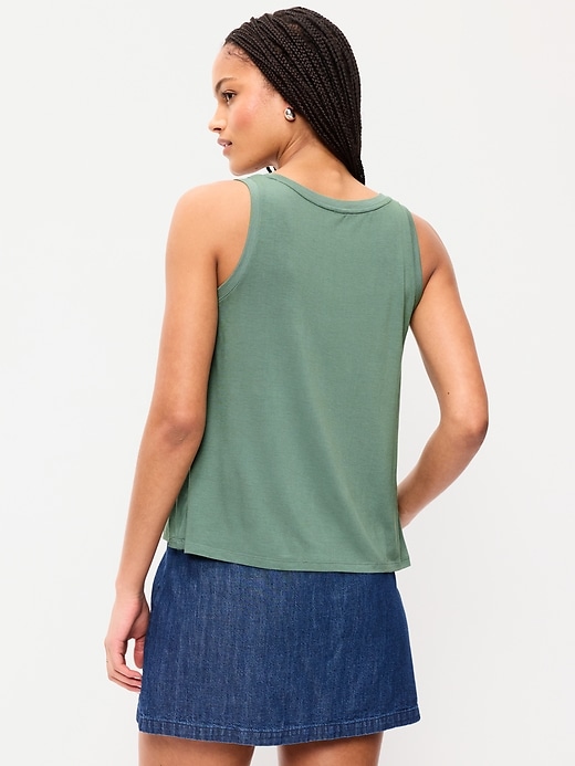 Image number 2 showing, Luxe Scoop-Neck Tank Top