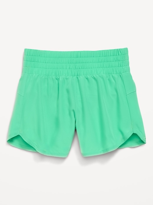 Image number 4 showing, High-Waisted Dolphin-Hem Run Shorts for Girls