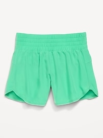 Image number 4 showing, High-Waisted Dolphin-Hem Run Shorts for Girls