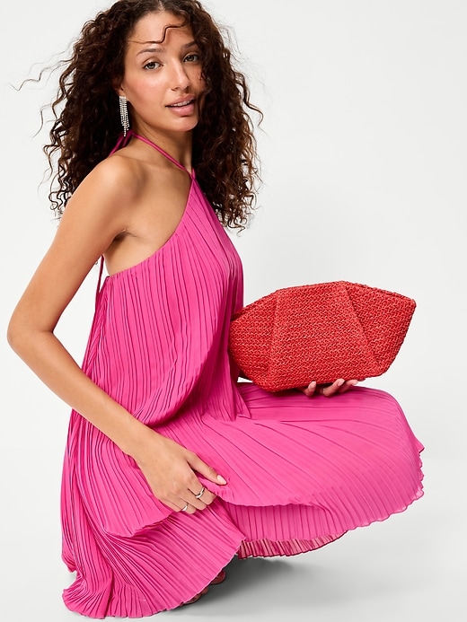 Image number 2 showing, Raffia Frame Shoulder Bag