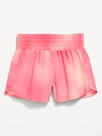 Image number 4 showing, High-Waisted Dolphin-Hem Run Shorts for Girls