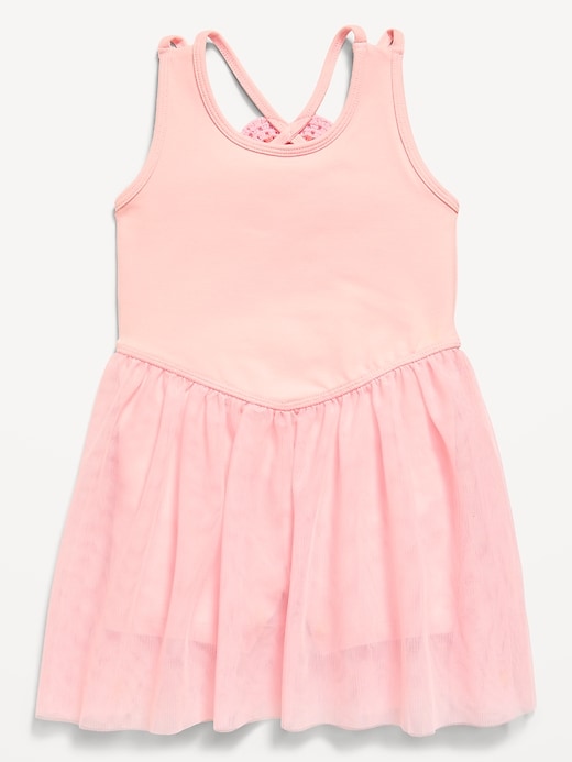 Image number 1 showing, Sleeveless Heart-Back Tutu Dress for Toddler Girls