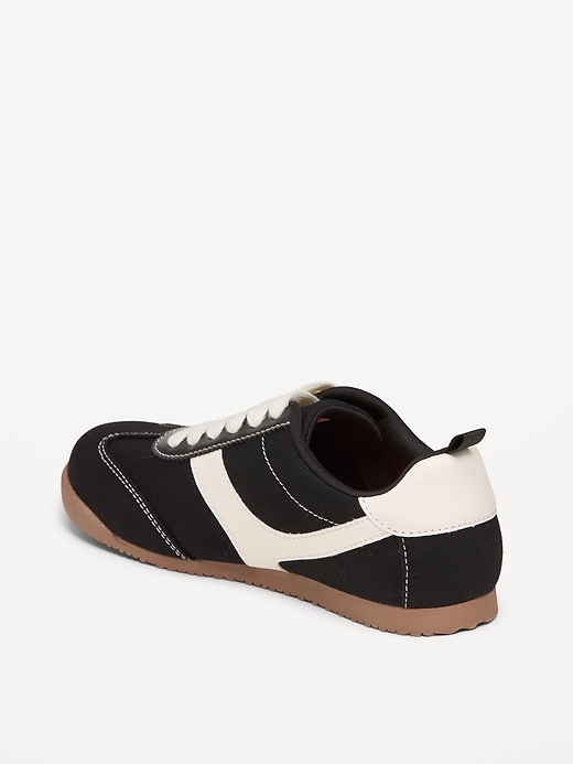 Image number 4 showing, Canvas Lace-Up Sneakers for Girls