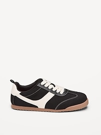 Image number 3 showing, Canvas Lace-Up Sneakers for Girls