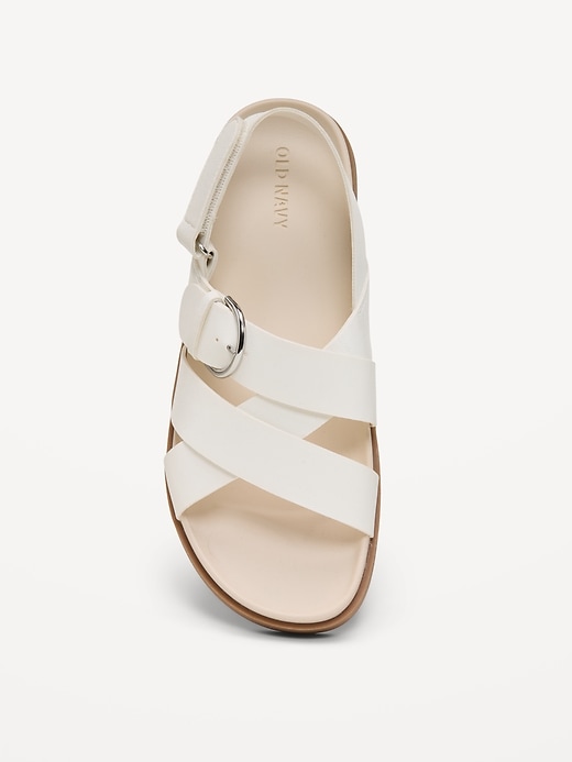 Image number 2 showing, Buckled Double-Strap Sandals for Girls