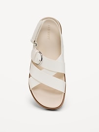 Image number 2 showing, Buckled Double-Strap Sandals for Girls