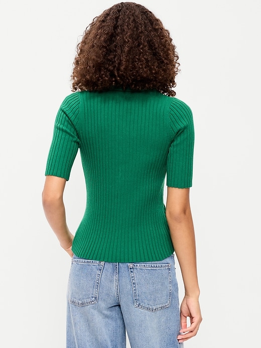 Image number 2 showing, Short-Sleeve Ribbed Polo