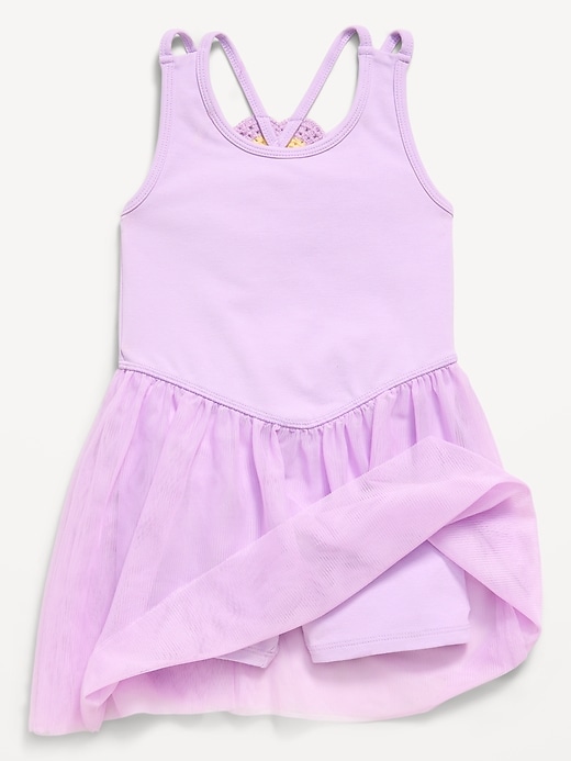 Image number 4 showing, Sleeveless Heart-Back Tutu Dress for Toddler Girls