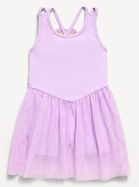 Image number 2 showing, Sleeveless Heart-Back Tutu Dress for Toddler Girls