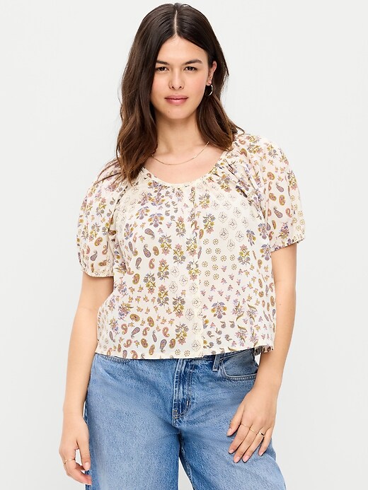 Image number 5 showing, Airy Button-Down Top