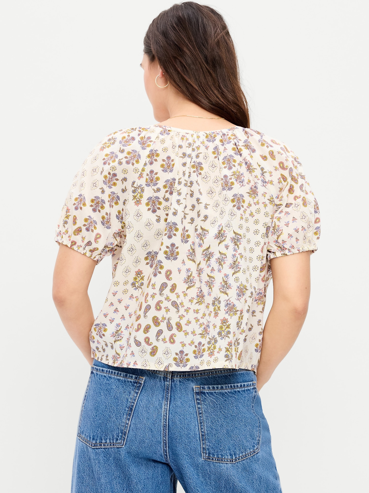 Airy Button-Down Top
