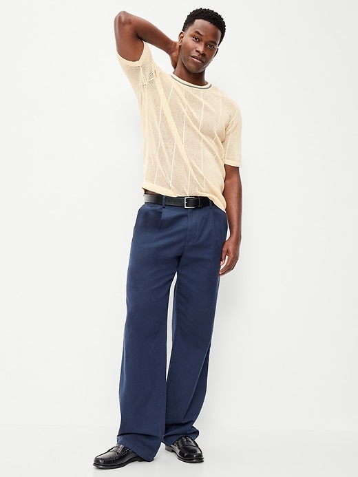Image number 3 showing, Relaxed Mesh-Knit T-Shirt