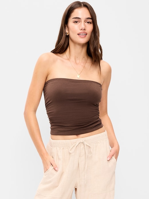 Image number 1 showing, Hug Double-Layer Tube Top