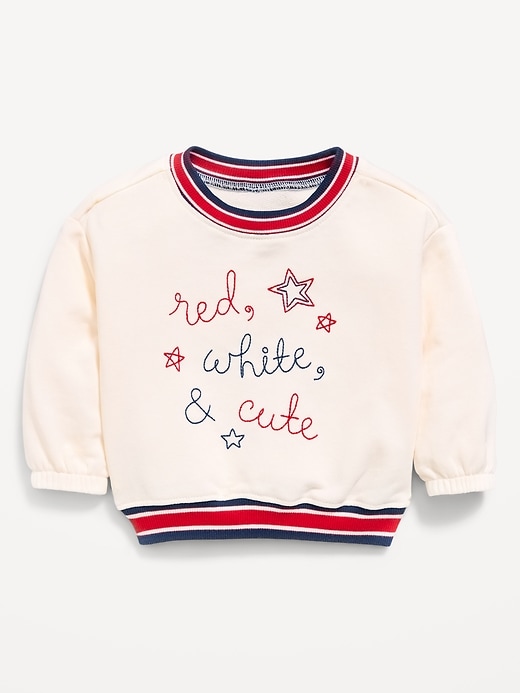 Image number 1 showing, Printed Crew-Neck Sweatshirt for Baby
