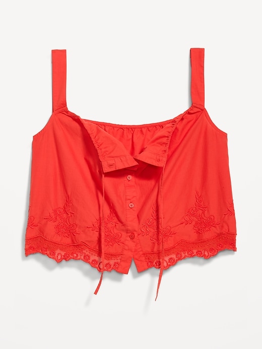 Image number 9 showing, Tie-Front Cami Tank Top