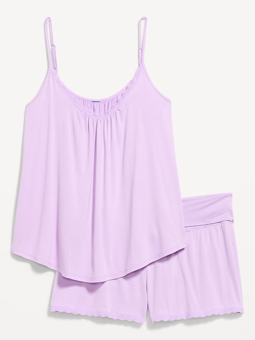 Image number 1 showing, Maternity Jersey Pajama Short Set