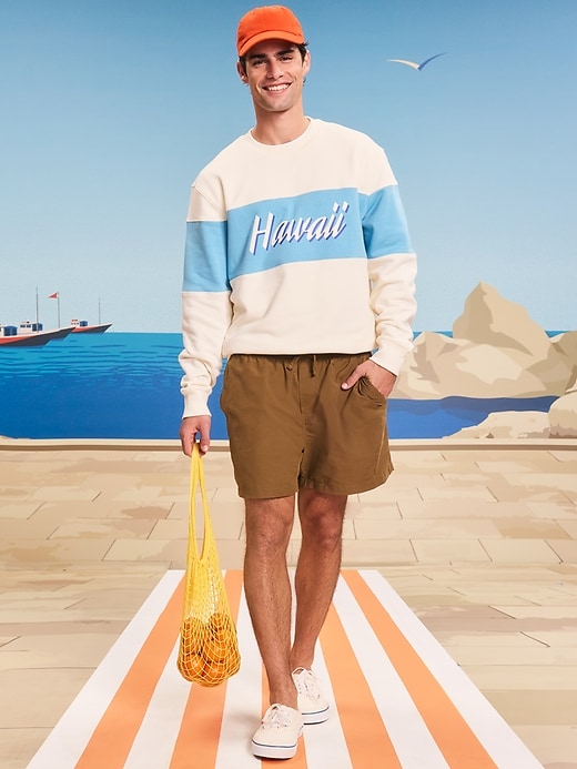 Image number 1 showing, Solid Jogger Shorts -- 5-inch inseam