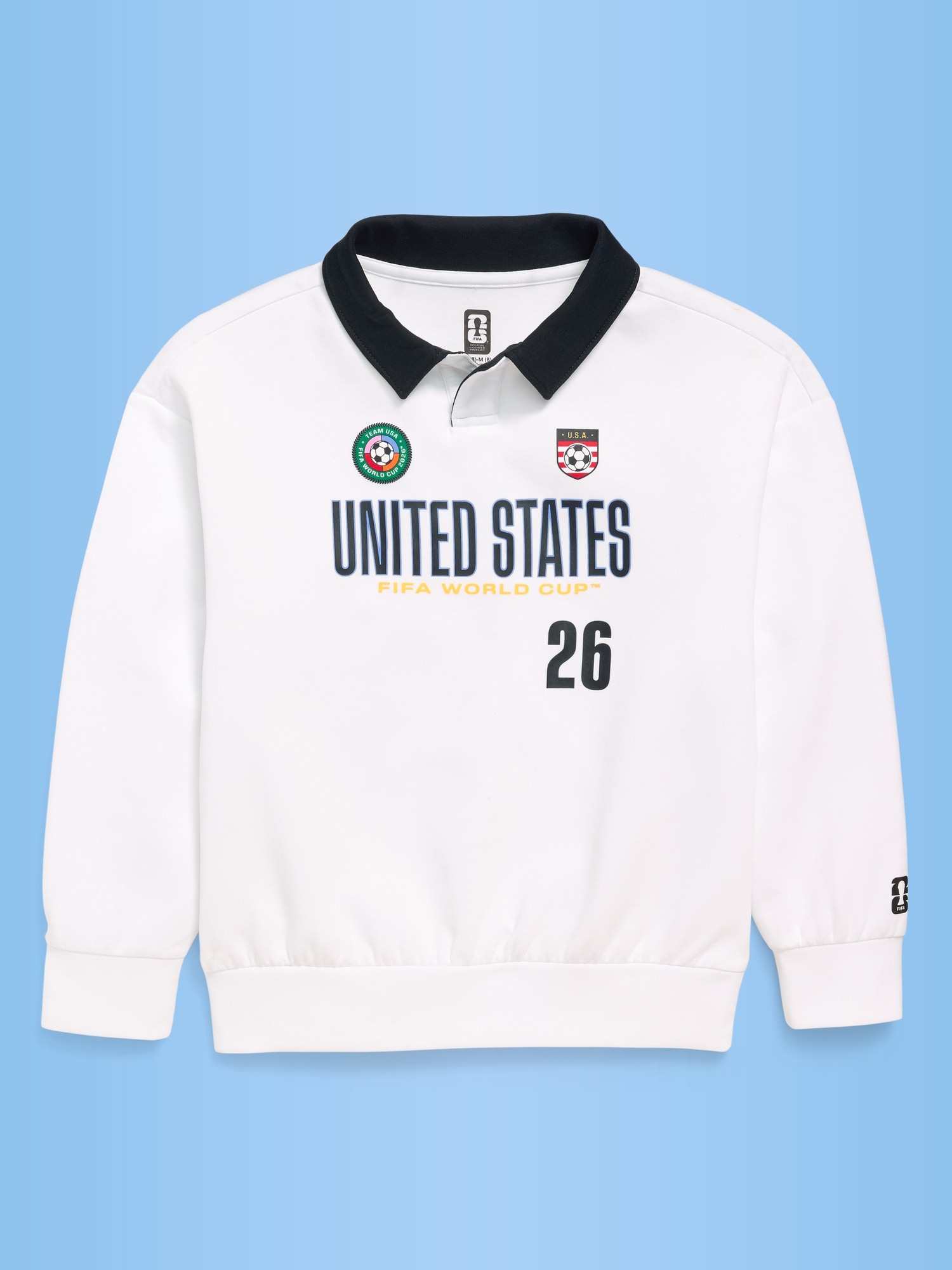 FIFA World Cup 26™ USA Dynamic Fleece Collared Graphic Sweatshirt for Kids