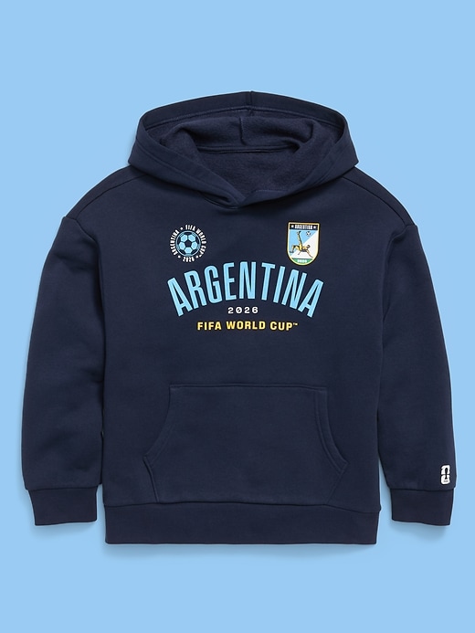 Image number 2 showing, FIFA World Cup 26™ Argentina Oversized Pullover Hoodie for Boys