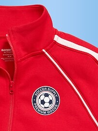 Image number 3 showing, Dynamic Fleece USA Full-Zip Graphic Jacket for Girls