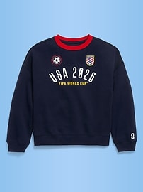 Image number 2 showing, FIFA World Cup 26™ USA Oversized Tunic Sweatshirt for Girls