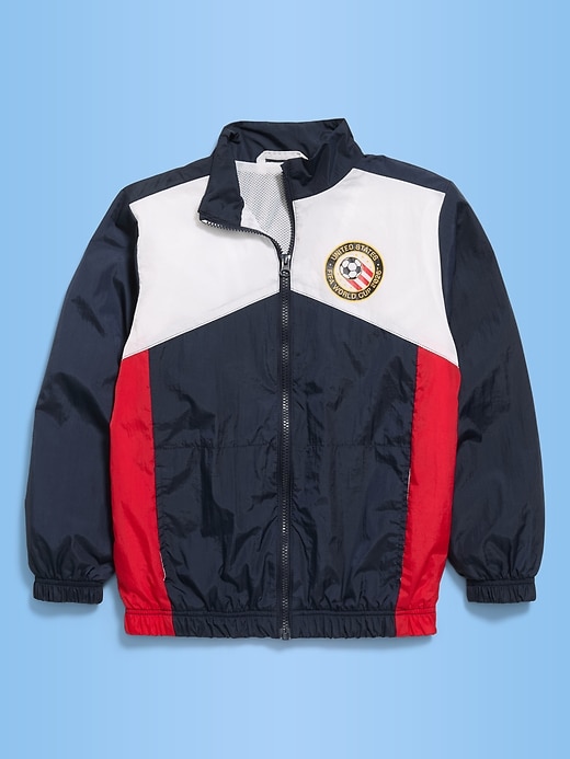 Image number 2 showing, FIFA World Cup 26™ USA Full-Zip Windbreaker for Boys