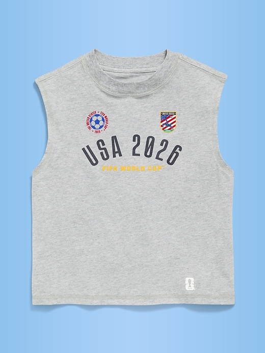 Image number 2 showing, FIFA World Cup 26™ USA Boxy Muscle Graphic Tank Top for Boys
