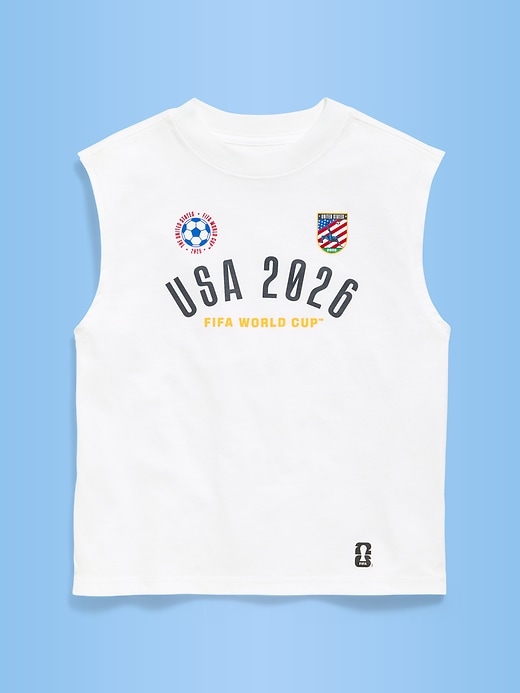Image number 2 showing, FIFA World Cup 26™ USA Boxy Muscle Graphic Tank Top for Boys