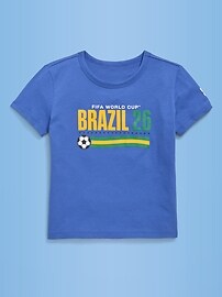 Image number 2 showing, FIFA World Cup 26™ Brazil Graphic T-Shirt for Girls