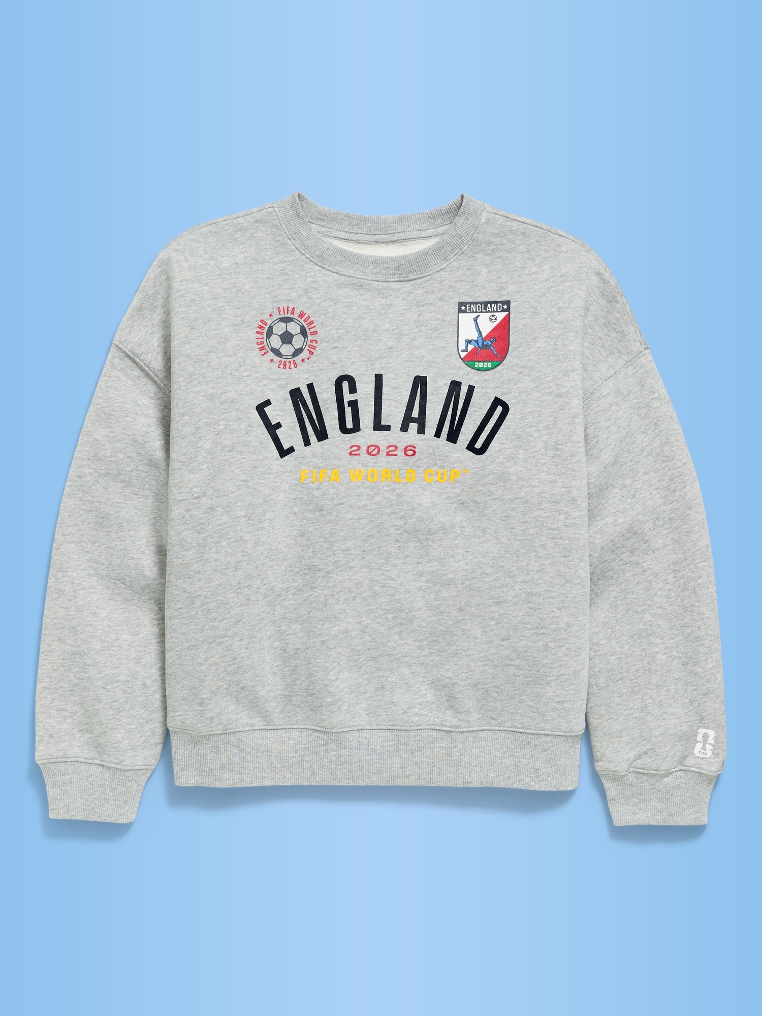 FIFA World Cup 26™ England Oversized Graphic Tunic Sweatshirt for Girls