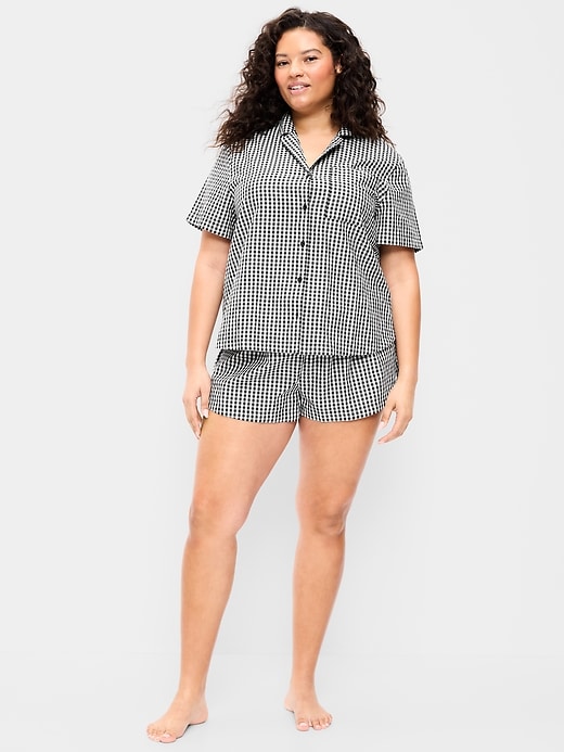 Image number 6 showing, Poplin Pajama Short Set