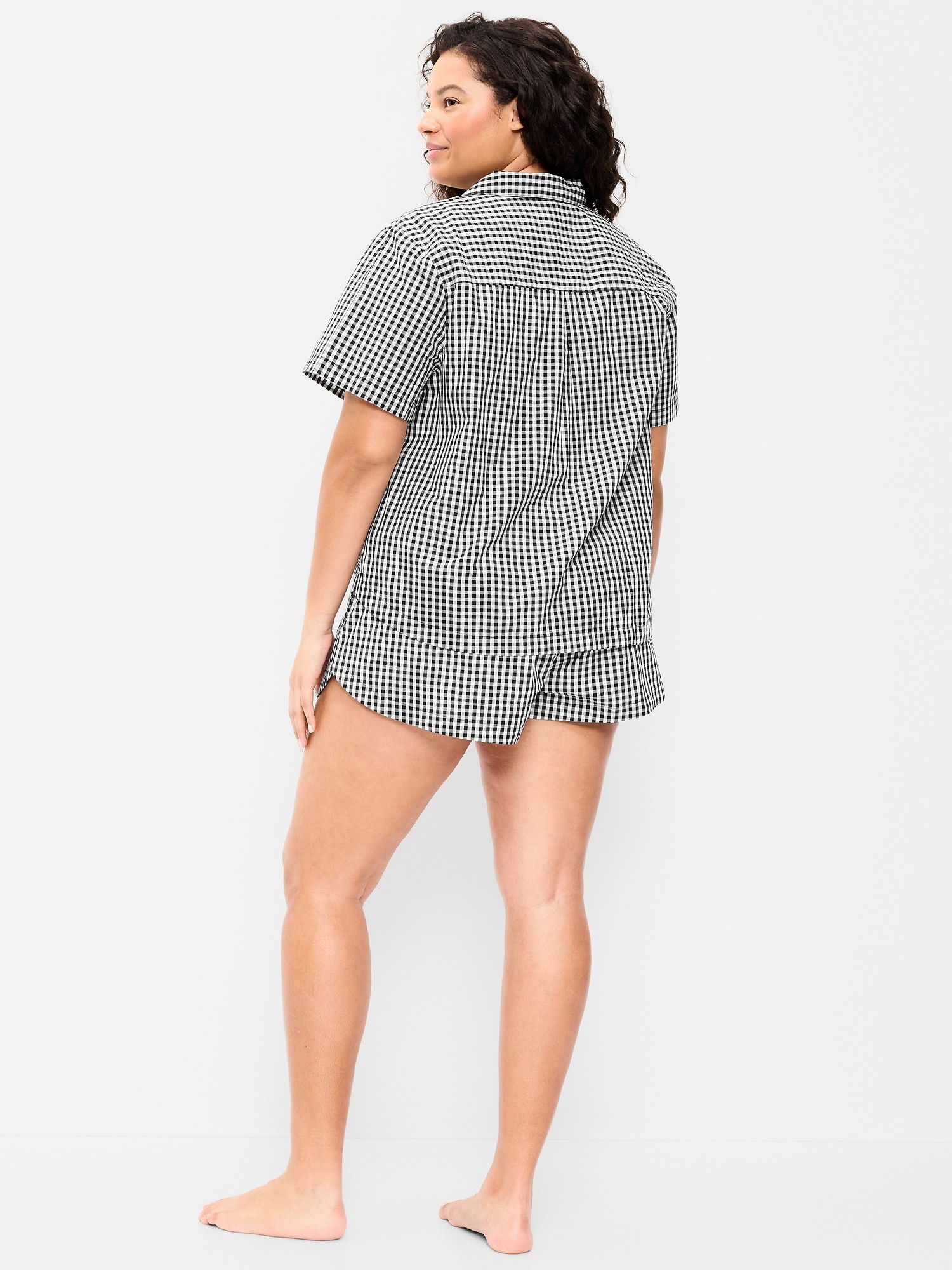 Poplin Pajama Short Set