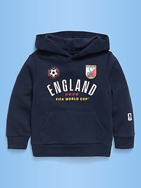 Image number 2 showing, FIFA World Cup 26™ England Oversized Pullover Hoodie for Toddler Boys