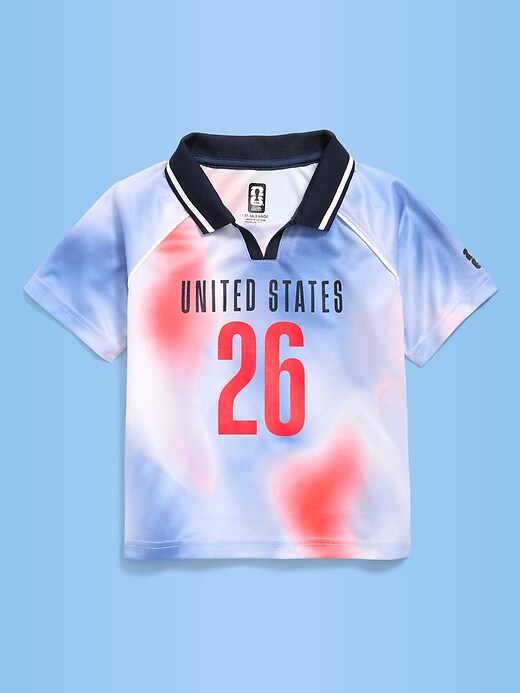 Image number 2 showing, FIFA World Cup 26™ USA Unisex Lifestyle Collared Jersey T-Shirt for Toddler