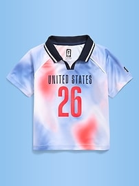 Image number 2 showing, FIFA World Cup 26™ USA Unisex Lifestyle Collared Jersey T-Shirt for Toddler