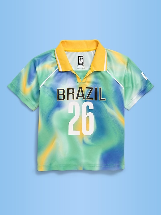 Image number 2 showing, FIFA World Cup 26™ Brazil Unisex Lifestyle Collared Jersey T-Shirt for Toddler