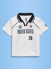 Image number 2 showing, FIFA World Cup 26™ USA Unisex Lifestyle Collared Jersey T-Shirt for Toddler