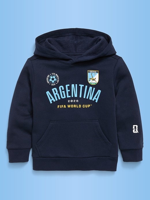 Image number 2 showing, FIFA World Cup 26™ Argentina Oversized Pullover Hoodie for Toddler Boys