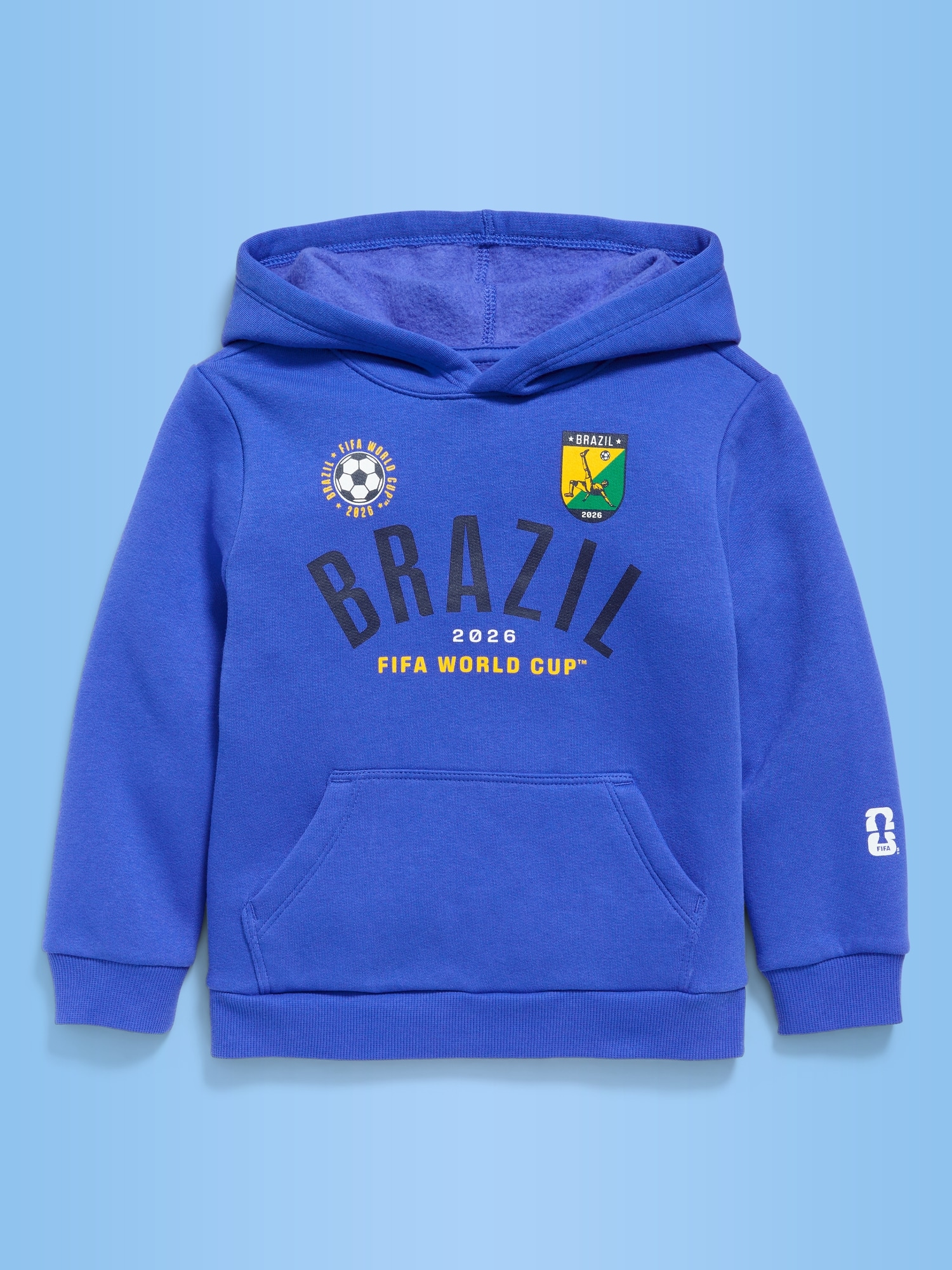 FIFA World Cup 26™ Brazil Oversized Pullover Hoodie for Toddler Boys