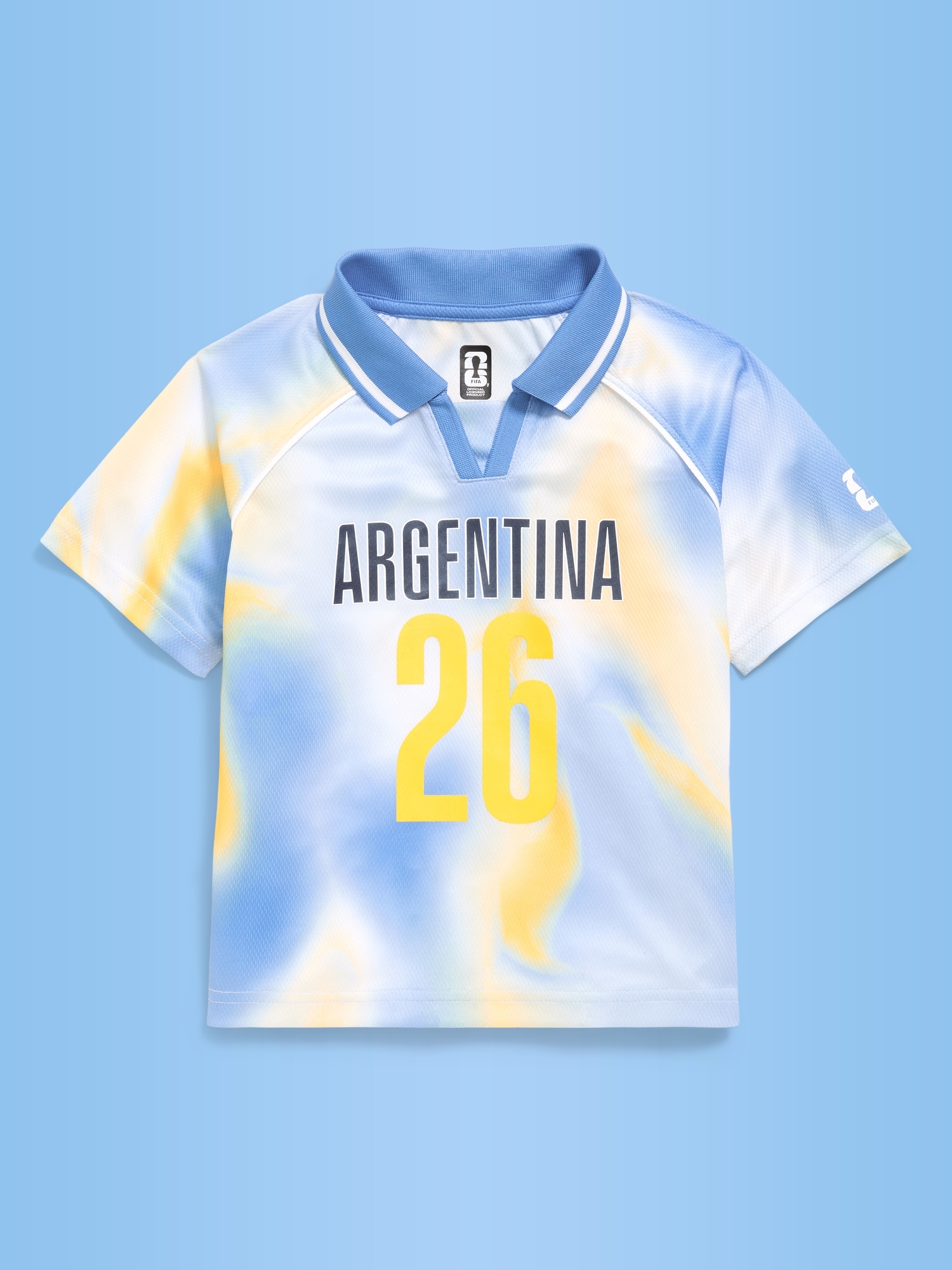 FIFA World Cup 26™ Argentina Unisex Lifestyle Collared Jersey T-Shirt for Toddler
