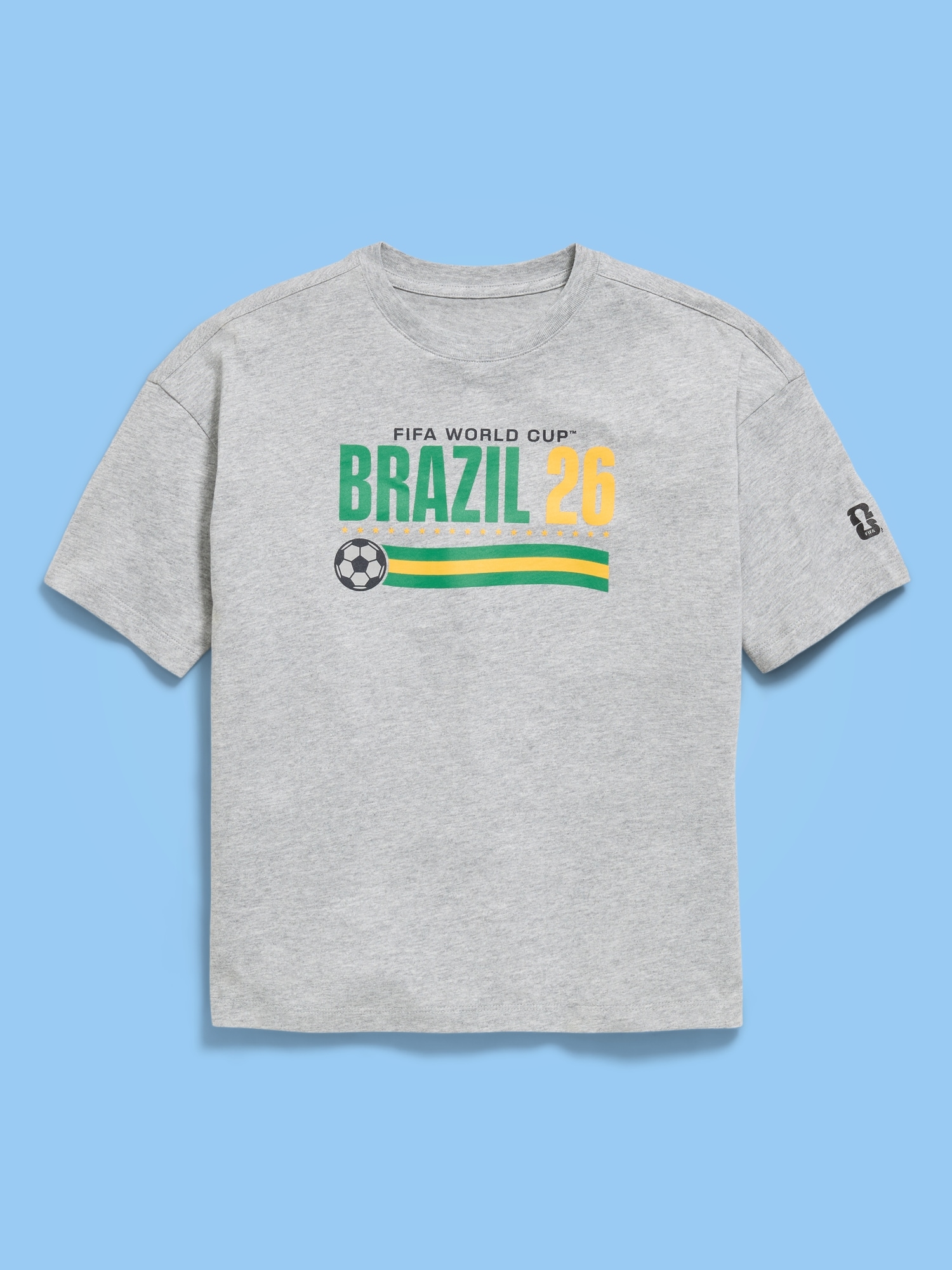 FIFA World Cup 26™ Brazil Oversized Graphic T-Shirt for Boys